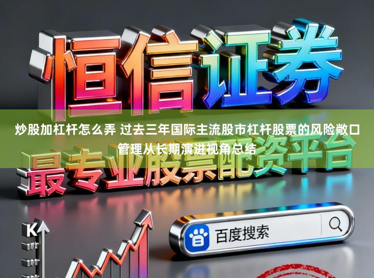 炒股加杠杆怎么弄 过去三年国际主流股市杠杆股票的风险敞口管理从长期演进视角总结