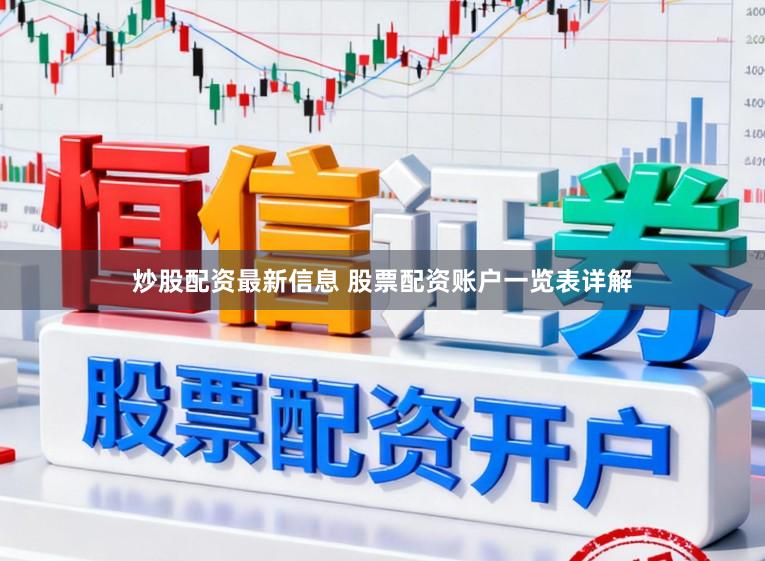 炒股配资最新信息 股票配资账户一览表详解